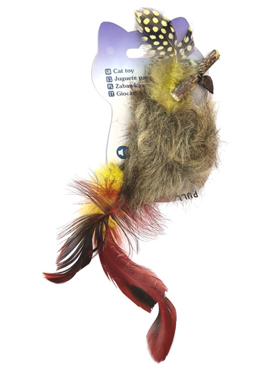 JUGUETE GATO PELUCHE CON SONIDO 23CMS