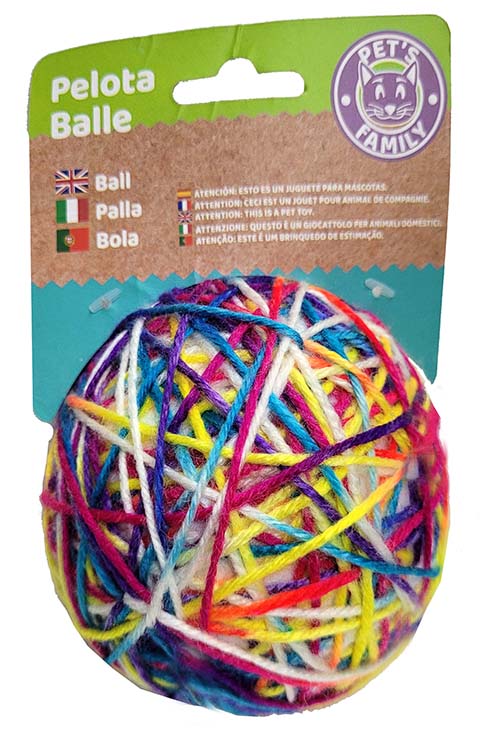 PELOTA PARA GATOS 10CMS JUGUETE GATOS