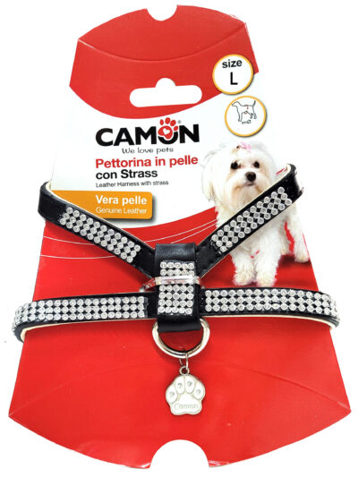 PETRAL STRASS NEGRO L 34-40CMS CAMON