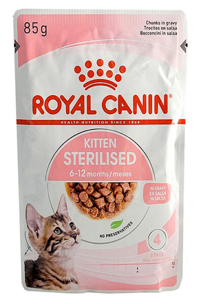 RC CAT KITTEN STERILISED 85G SOBRE