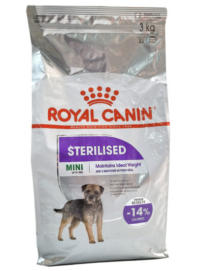 RC DOG CARE MINI STERILISED 3KG