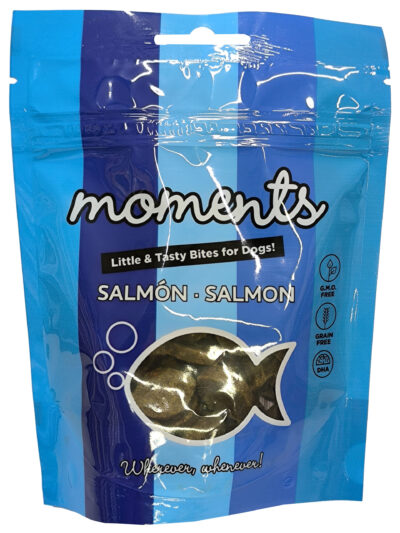 MOMENTS DOG SNACKS PORCIONES SALMON 65G