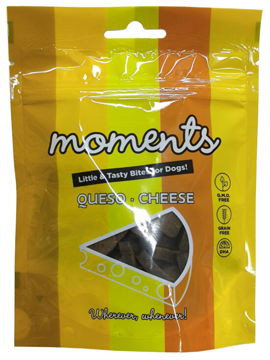 MOMENTS DOG SNACKS PORCIONES CHEESE 65G