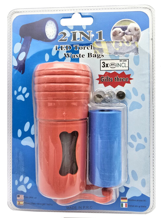 RECOGEDOR HIGIENICO CON LINTERNA 5.0øX10.0CMS