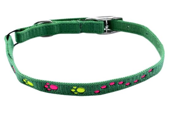 COLLAR GATO PEZ VERDE 10.0MMX20.0-27.0CMS