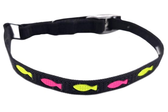 COLLAR GATO PEZ NEGRO 10.0MMX20.0-30.0CMS