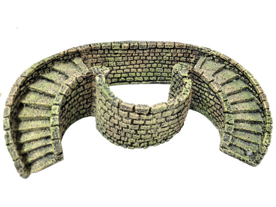 DOBLE ESCALERA CON POZO 30.0X20.0X7.0CMS