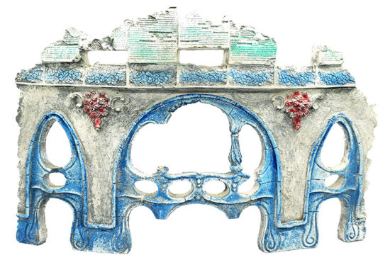 FACHADA CURVA GAUDI 42.0X3.5X33.0CMS