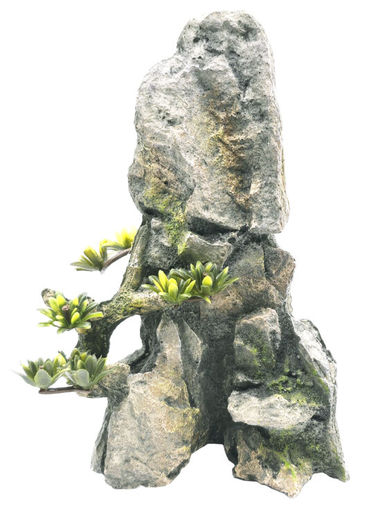 BONSAIS SOBRE ROCA COLINA 10.0X6.0X16.0CMS