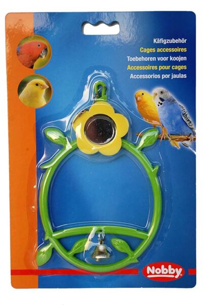 COLUMPIO FLOWERES CON ESPEJO 18.0X10.0CMS