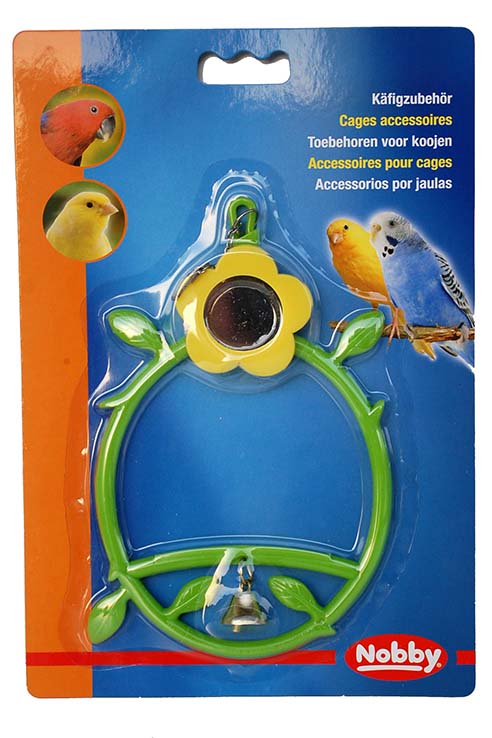 COLUMPIO FLOWERES CON ESPEJO 18.0X10.0CMS