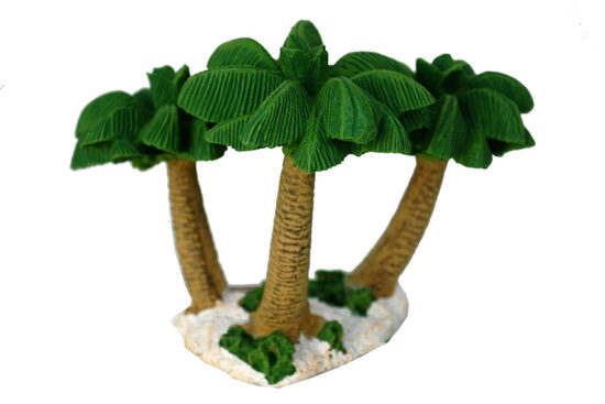 NANO ISLA 3 PALMERAS 7.0øX10.0CMS