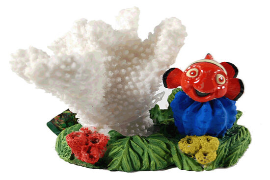 ADORNO CORAL PEZ PAYASO 10.0X7.0X8.0CMS