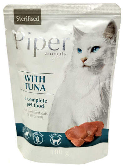 PIPER CAT ATUN STERILISED 100G SOBRE