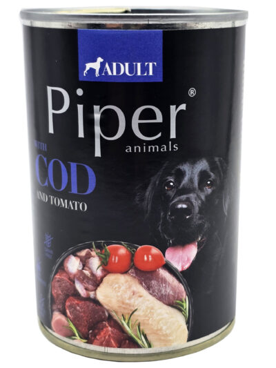 PIPER DOG COD 400G LATA