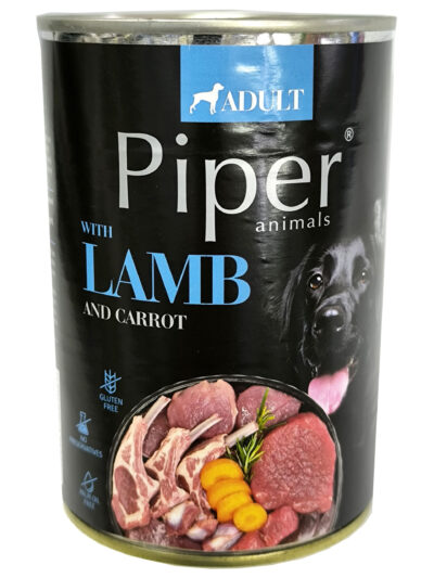 PIPER DOG LAMB 400G LATA