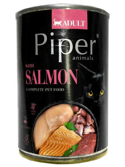 PIPER CAT SALMON 400G LATA