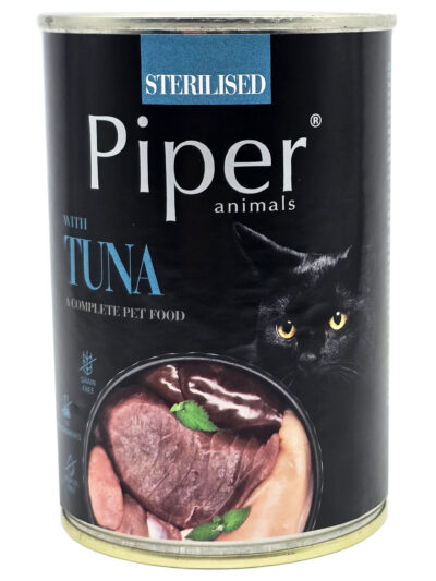 PIPER CAT TUNA STERILISED 400G LATA