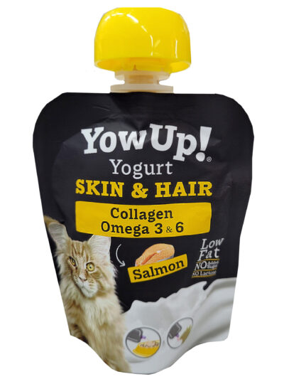 YOGURT YOWUP GATO HAIR & HARE SALMON  85G