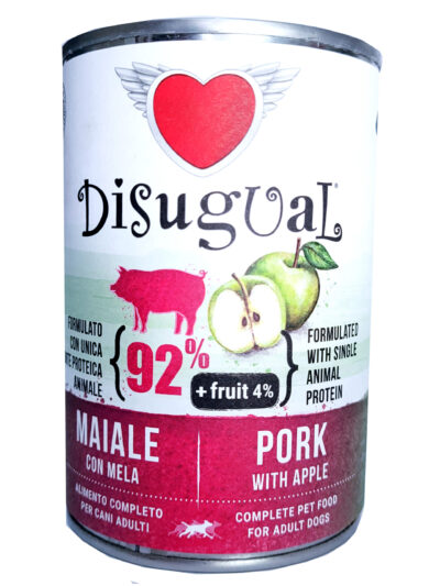 DISUGUAL CERDO & MANZANA 400G LATA