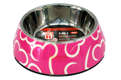 COMEDERO DOGIT X-PEQ ZEBRA PURP 14.0øX4.5CMS
