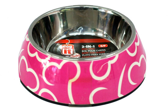 COMEDERO DOGIT X-PEQ ZEBRA PURP 14.0øX4.5CMS