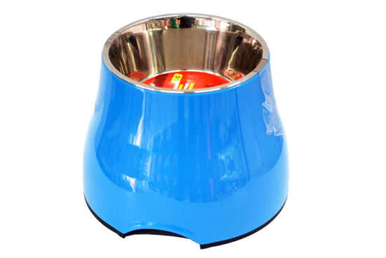 COMEDERO DOGIT ELEVADO AZUL 12.5øX17CMS