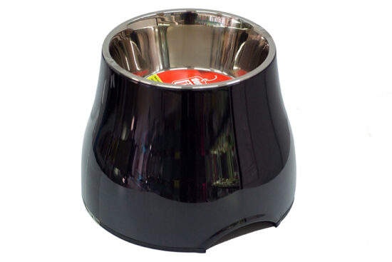 COMEDERO DOGIT ELEVADO NEGRO 12.5øX17CMS