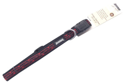 COLLAR TATTO ROJO/NEGRO LG 19.1MMX41.0-56.0CMS