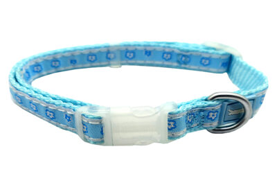 COLLAR AJUST BABY 10MMX20-30CMS CELESTE