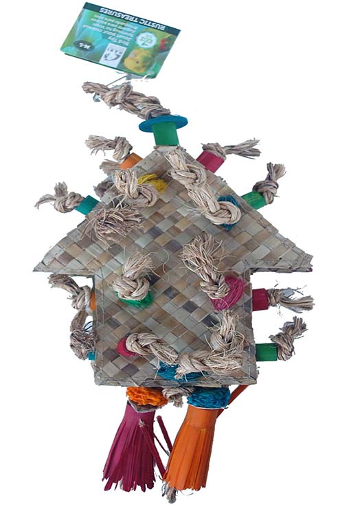 CASITA DE FORRAJE HARI COLORES 42.0X17.0X3.0CMS