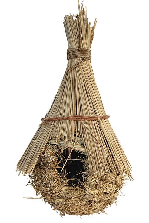 NIDO HUT REED GDE 21x21x31cms