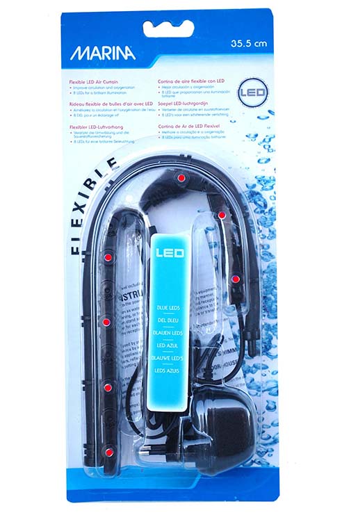 AIR CURTAIN LED ROJA DIFUSOR 35.5CMS