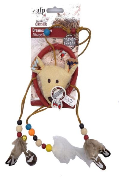 ATRAPA SUEÑOS GATO 28CMS DREAMS CATCHER