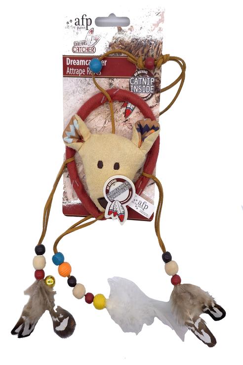 ATRAPA SUEÑOS GATO 28CMS DREAMS CATCHER