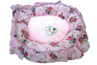CUNA SHABBY MED ROSA 46.0øX15.0CMS