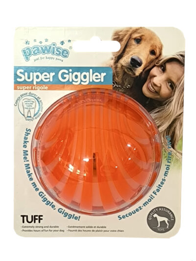 PELOTA GIGGLER 8CMS SUPER PAWISE