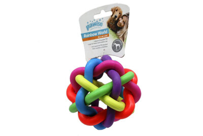 JUGUETE PELOTA 10.5CMS PAWISE WORLD