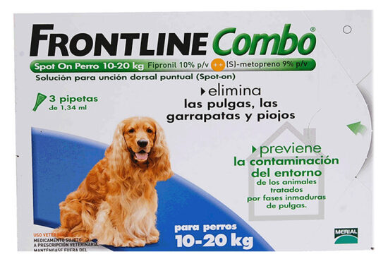 FRONTLINE COMBO 10-20KG 3PIP AZUL