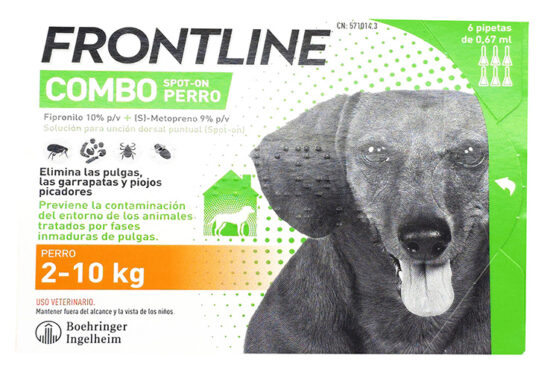 FRONTLINE COMBO 2-10 KG 6 PIP