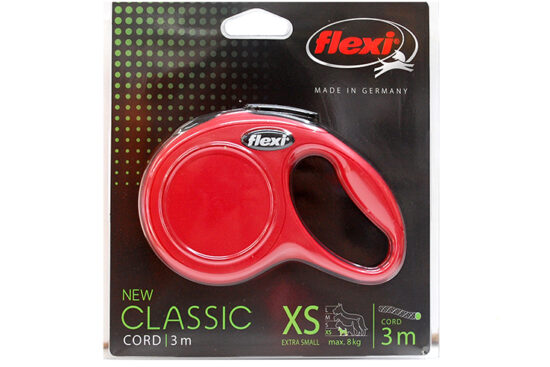 FLEXI NEW CLASSIC XS ROJO 3MT CORDON