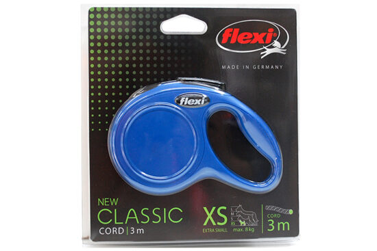 FLEXI NEW CLASSIC XS AZUL 3MT CORDON