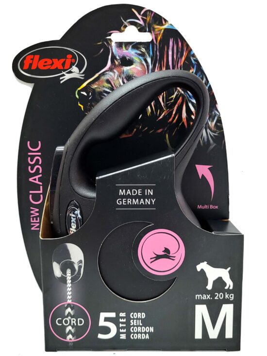FLEXI NEW CLASSIC M CORDON 5M NEGRO