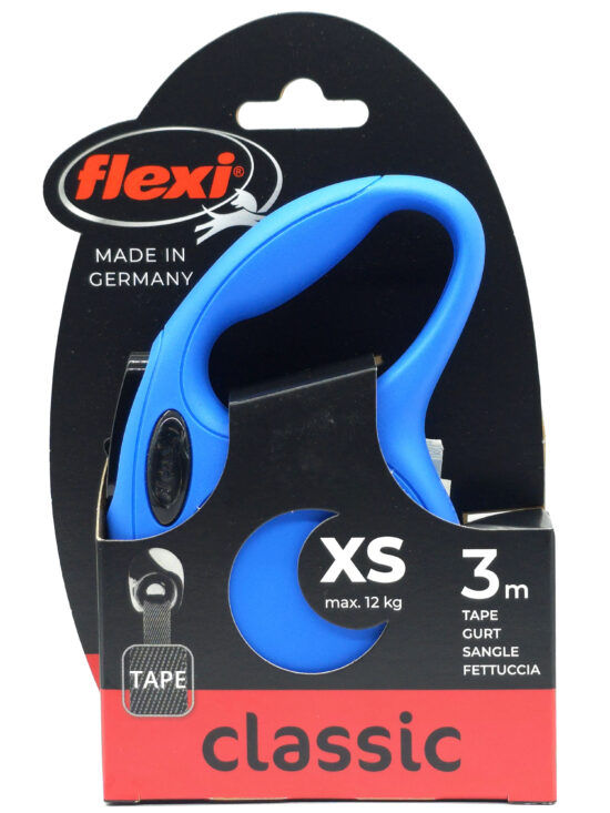 FLEXI NEW CLASSIC XS CINTA AZUL 3M 12KG