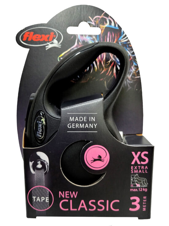 FLEXI NEW CLASSIC  XS CINTA 3M NEGRO