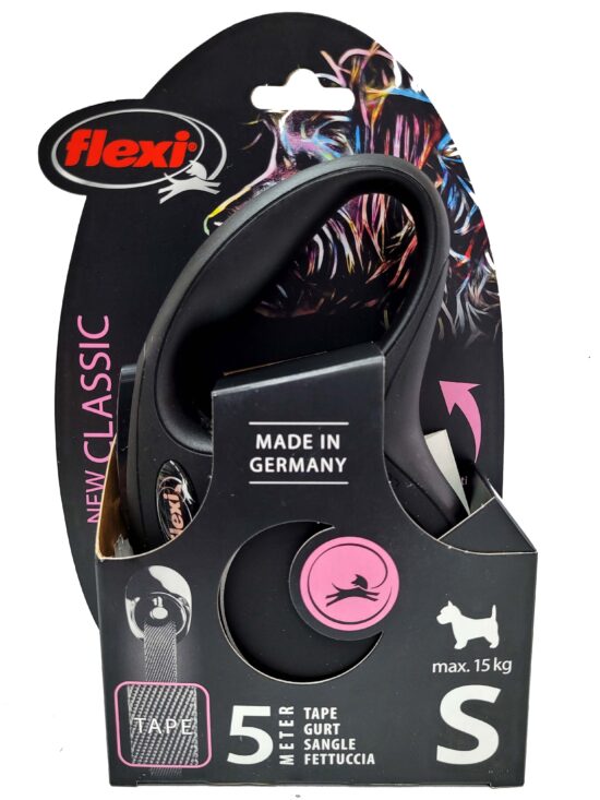 FLEXI NEW CLASSIC S CINTA 5M NEGRO