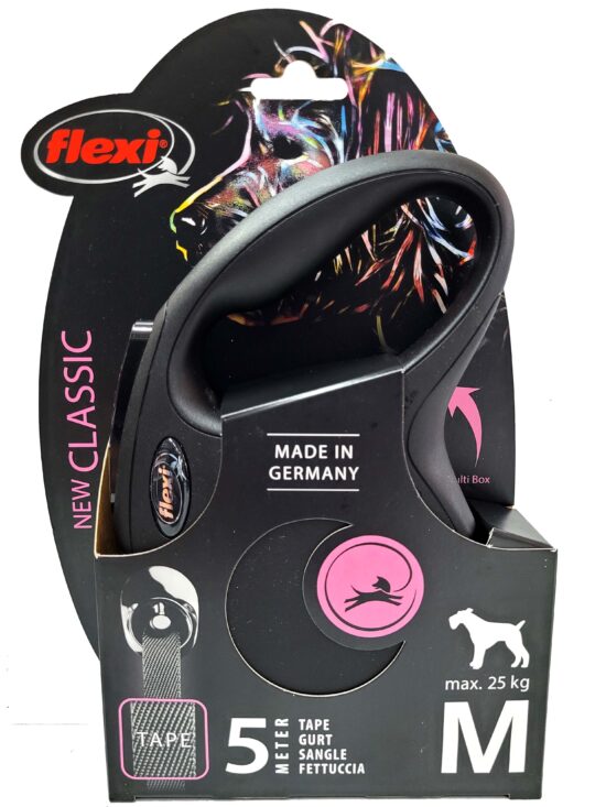 FLEXI NEW CLASSIC M NEGRO 5MT CINTA