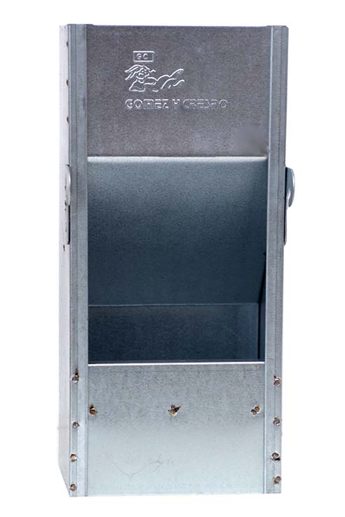 COMEDERO TOLVA 1 BOCA CONEJOS 13.0X11.0X29.0CMS