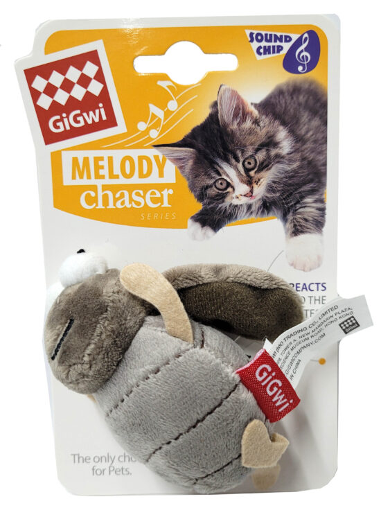 GIGWI MELODY CHASER GRILLO 10X9X3.5CMS