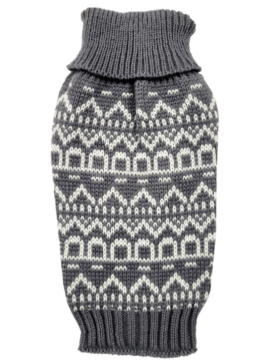 JERSEY PUNTO CHEVRON GRIS 20CM